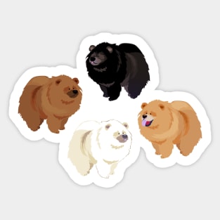 Chow Chow Sticker